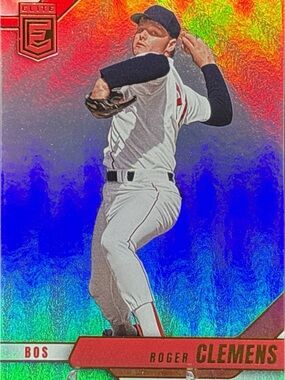Panini Elite Roger Clemens Baseball Trading Card —Holo